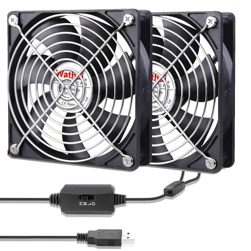 Vista 16 de 2Packs Wathai DC 4010 5V Small Blower Cooling Fan 2 Pin DC 40mm x 10mm