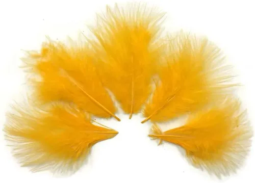 Vista 38 de 1/4 lb - Aqua Blue Pavo Marabou Corto Plumas Sueltas Mullidas Al Por Mayor A Granel