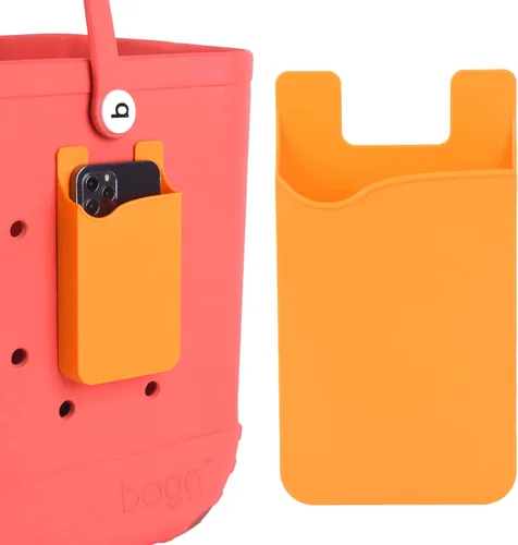 Vista 9 de Soporte para teléfono compatible con Bogg Bag y Simple Modern Beach Tote, funda universal de plástico ABS duro para teléfono celular, accesorios