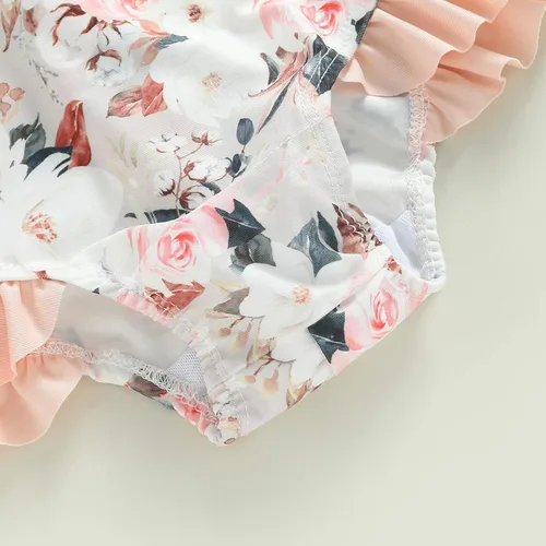 Vista 33 de MERSARIPHY Traje de baño de una pieza para niña pequeña, traje de baño de manga larga, traje de baño para niñas