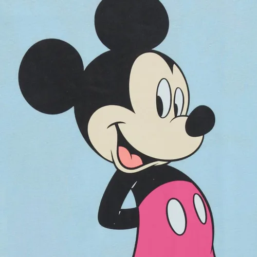 Vista 5 de Disney Ladies Mickey Mouse Fashion Shirt Minnie Mouse Multi Print Tee - Classic Park and World Tee Azul