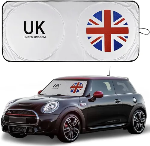 Vista 9 de Parasol plegable anti-UV UV protector solar reflector de aislamiento térmico para Mini Cooper R50 R52 R55 R56 R60 F54 F55 F56 F60 Countryman Clubman