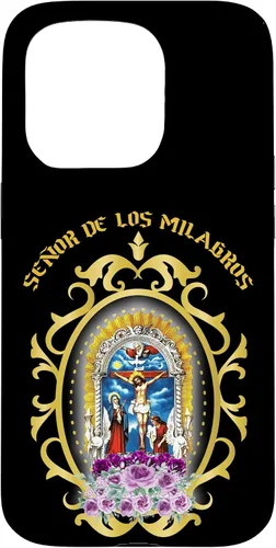 Vista 14 de El Señor de Los Milagros es el patrón de la funda peruana Lima Perú para iPhone 17