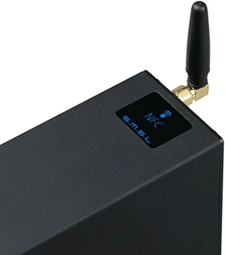Vista 3 de SMSL AD18 Amplificador de audio estéreo HiFi, compatible con Bluetooth 4.2, compatible con APT-X, amplificador de potencia digital completo USB DSP
