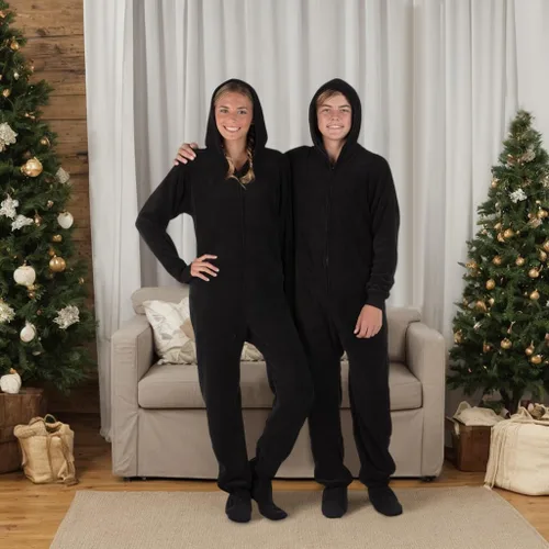 Vista 18 de Footed Pajamas - Pijama de una pieza de chenilla para niños pequeños Enterizo de pijama de una pieza para niños y niñas Unisex