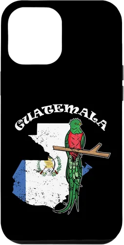 Vista 25 de Funda de recuerdo para iPhone 16 Quetzal de Guatemala con bandera de Guatemala