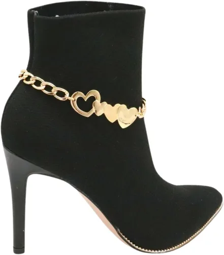 Vista 4 de Joyería de moda occidental para mujer, pulsera de cadena de bota, pulsera de zapatos, tobillera, círculo, abalorios rústicos, Sin gemas.