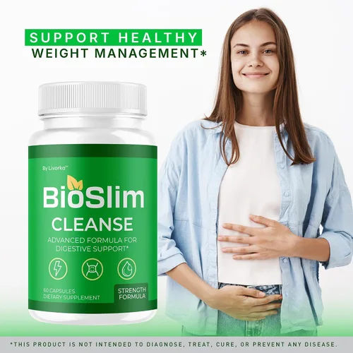 Vista 3 de BioSlim Cleanse Cápsulas (2 unidades) – Suplemento oficial de pastillas para pérdida de limpieza Bio Slim, fórmula avanzada de alta resistencia
