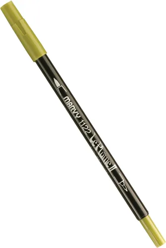 Vista 75 de Uchida 1122-C-3 Marvy Extra Fine Tip Le Plume II Rotulador de doble punta, azul