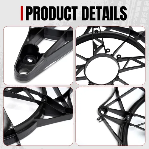 Vista 10 de Maverick X3 - Cubierta de ventilador de radiador de refrigeración, cubierta de ventilador A & UTV PRO para Can-Am Maverick X3 y X3 Max 2017-2024