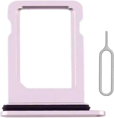 Vista 8 de Reemplazo de ranura para bandeja de tarjeta SIM compatible con iPhone 13 (azul) con anillo de goma impermeable y pasador de expulsión