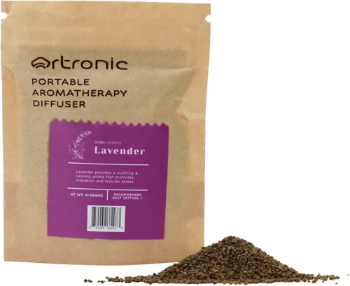 Vista 12 de Kit de iniciación de gránulos aromáticos compatibles con difusor de aromaterapia: lavanda, eucalipto, incienso, vainilla, rosa, madera de agar