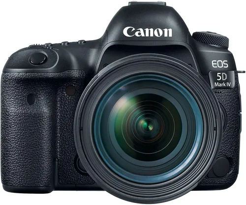 Vista 3 de Canon Cámara DSLR EOS 5D Mark IV con lente f/4L de 0.945-2.756 in (1483C018) + lente Canon EF 0.945-2.756 in f/2.8L II USM (5175B002) + tarjeta