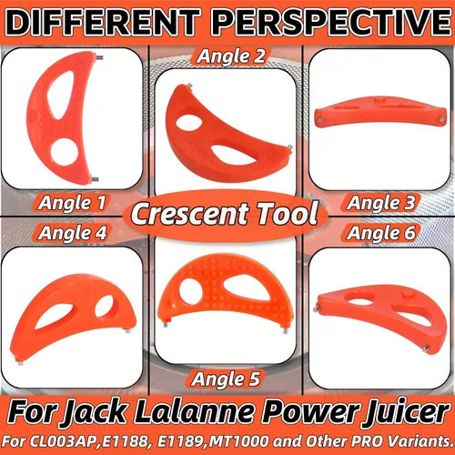 Vista 5 de Crescent Tool compatible con Jack Lalanne Power Juicer Parts para CL003AP E1188 E1189 MT1000 Piezas de repuesto de exprimidor Accesorios