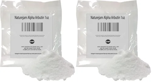 Vista 8 de Naturejam Alpha Arbutin Powder Pure Skin Whitener Brightener Dark Spot Corrector, unifica el tono de la piel y ayuda con la hiperpigmentación