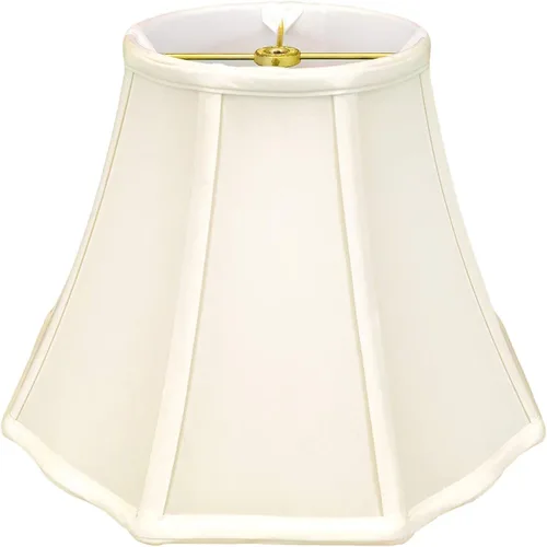 Vista 15 de Royal Designs, Inc. Pantalla de lámpara de esquina exterior con base acampanada y festón, BS-701-12AGL, Dorado Antiguo, 6.5 x 12 x 9.25 pulgadas