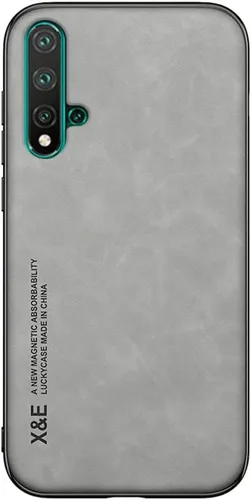 Vista 5 de Kepuch Silklike Funda Para Huawei Nova 5/5 Pro - Cubierta De Parachoques Placa De Metal Incorporada Para Huawei Nova 5/5 Pro - Negro