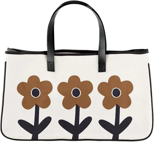 Vista 3 de Santa Barbara Design Studio Tote Bag For Women Hold Everything 100% Cotton Canvas Shoulder Bag with Waterproof Lining, Large