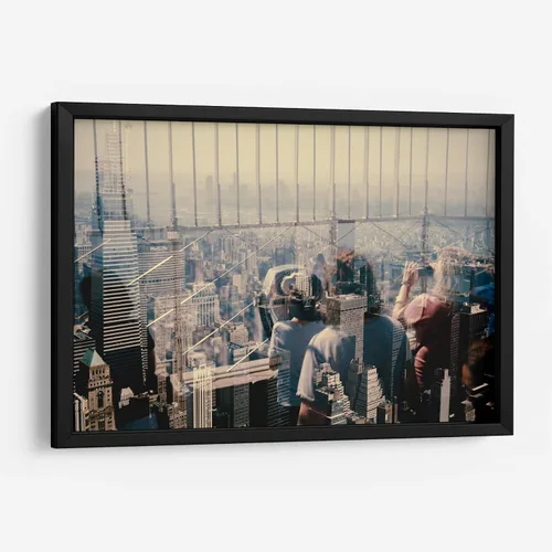 Vista 9 de Canvas Lab The telescope by Raúl Ruz 11 x 7 in Fine Art Framed Print, Frame Color: Black, With Mat