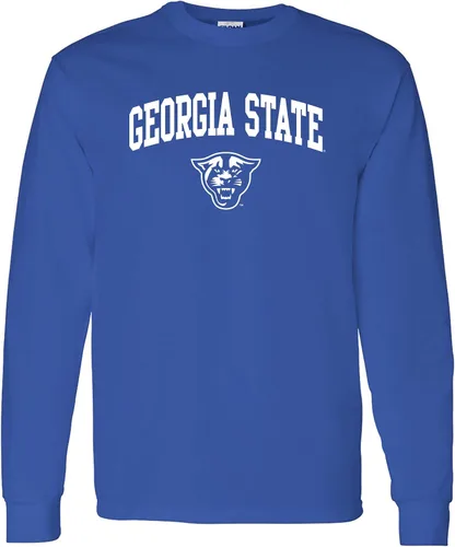 Vista 179 de NCAA oficial de College – University Team Color Arco Logo Manga Larga Air Force Academy Falcons Royal