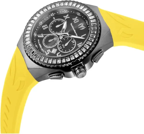 Vista 3 de TechnoMarine Ocean Manta TM-221039 - Reloj de cuarzo para hombre, Amarillo