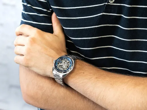 Vista 6 de Bulova Surveyor Automatic 96A292 Reloj Hombre, Plata, plateado, Contemporáneo