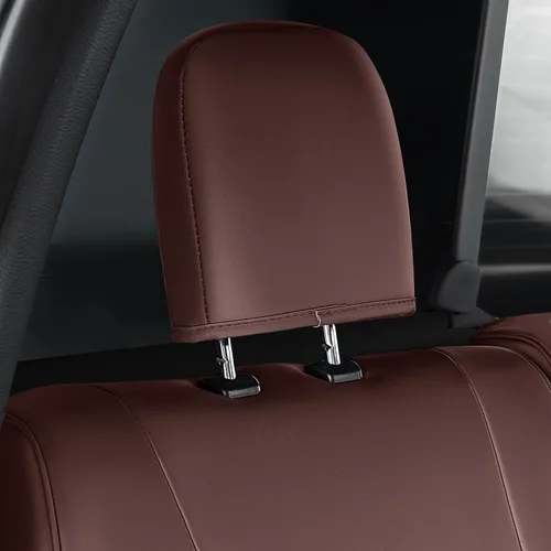 Vista 8 de OASIS AUTO Fundas de asiento personalizadas para Chevy Silverado GMC Sierra 1500 2500HD 3500HD 2014-2018 (tripulación, cabina doble y extendida)