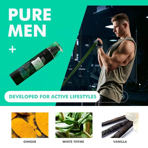 Vista 2 de AQUA BLANCE - Aerosol corporal para hombre, fragancia en espray para hombre, paquete de 3, 3.4 onzas líquidas cada una