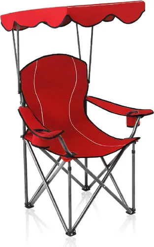 Vista 12 de ALPHA CAMP Sillas de camping con toldo resistente con sombrilla ajustable Heavy duty 400 LBS, Steel Frame, Sturdy, Ergonomic,600D Oxford fabric