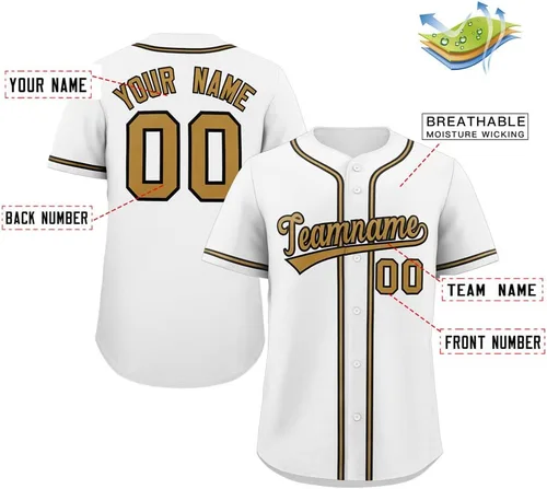 Vista 2 de Camisetas de béisbol en blanco personalizadas con botones y uniformes deportivos personalizados para hombresmujeresniños