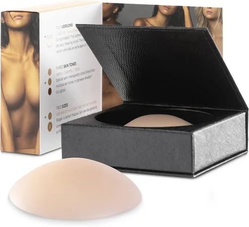 Vista 3 de Nippies Tape Boob Tape Skins - Paquete de cubiertas para pezones - Creme Size 2