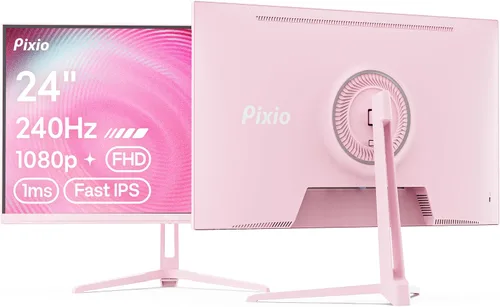 Vista 27 de Pixio PX246 Wave Beige 24 pulgadas 120Hz Frecuencia de Actualización Resolución FHD 1080p Panel IPS 4ms GTG Tiempo de Respuesta Monitor