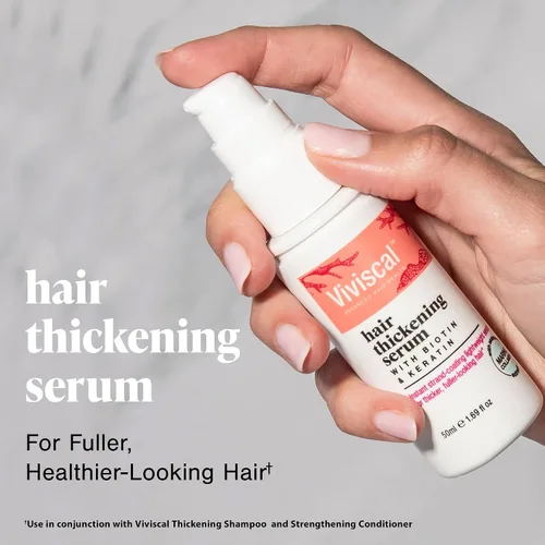 Vista 5 de Viviscal Paquete: Champú Espesante Cabello 8.5 fl oz y Suero 1.7 fl oz