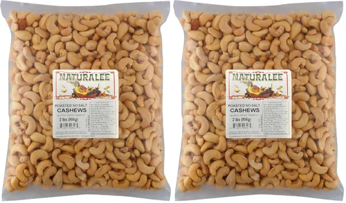 Vista 5 de Naturalee Anacardos 2 libras - Asado, salado - Bocadillo natural saludable para el corazón
