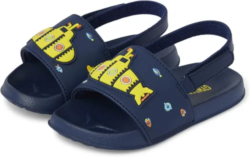 Vista 2 de Gymboree Sandalias unisex para niños y niños pequeños con correa trasera
