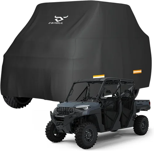 Vista 11 de EVRBUL Cubierta UTV de 126 pulgadas de largo x 69 pulgadas de ancho x 68 pulgadas de alto, impermeable, resistente, 420D, para exteriores