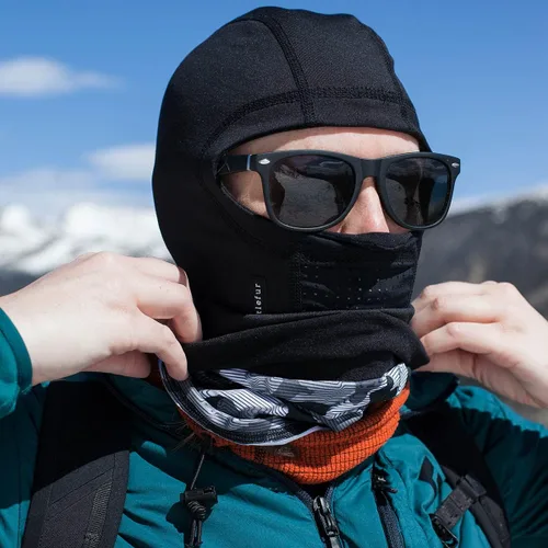 Vista 7 de Turtle Fur quattroClava with Storm Flap Comfort Shell Performance Balaclava