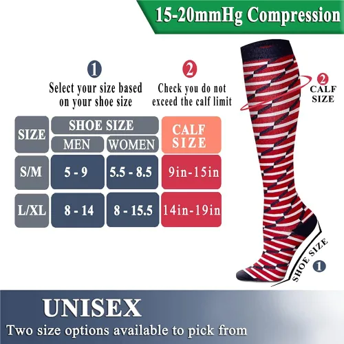 Vista 7 de QUXIANG Calcetines de compresión de cobre para mujer y hombre (8 pares) Lo mejor para correr atletismo ciclismo 15-20 mmHg, Cobre