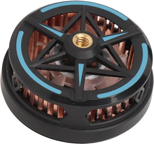 Vista 7 de Mobile Phone Powerful Fan Cooling Technology Magnetic Core Design for Gaming Live Streaming Outdoor Vlog Aluminum Black