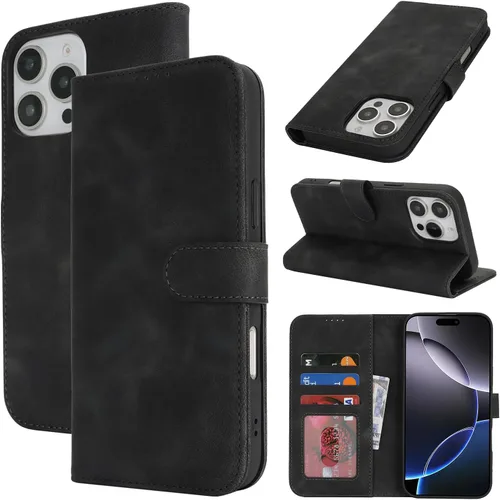 Vista 150 de Funda tipo cartera para iPhone 8 Plus iPhone 7 Plus con tarjetero para iPhone 8 Plus, funda tipo cartera para mujeres y hombres, de piel sintética