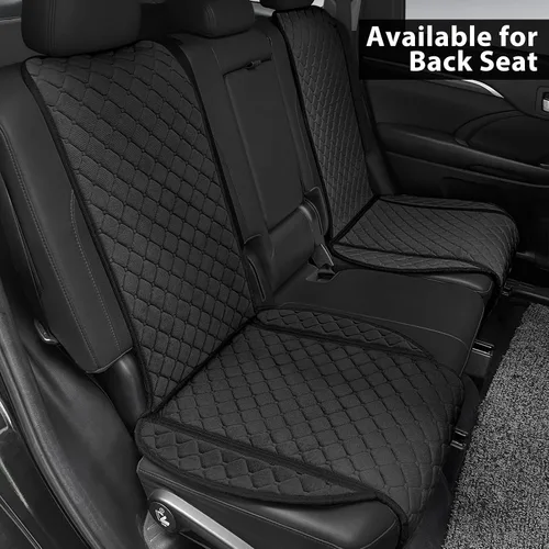 Vista 3 de surpassme Fundas de Asiento de Coche Cómodas Fundas de Asiento Delantero Universales para Accesorios de Automóvil, Fundas Interiores Acolchadas