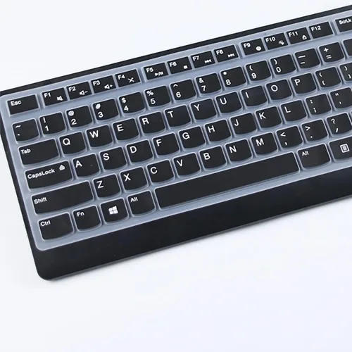 Vista 6 de Funda de teclado para teclado inalámbrico Lenovo 510 GX30N81775 4X30M39458 y KBRFBU71 EKB-536A SK-8823 ALO730S KU-1601 ALO510/520 US Silicone