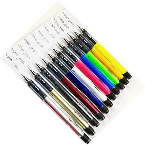 Vista 4 de Tombow Mono Graph Shaker - Portaminas (0.020 in, cuerpo negro (SH-MG11)