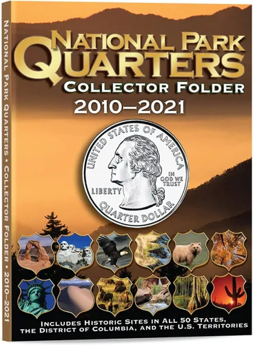 Vista 14 de Whitman Tablero Compacto para Coleccionista de Monedas - Mapa de Monedas de Estados Unidos, Serie de Cuartos de Moneda de 1999 – 2009 incluyendo DC