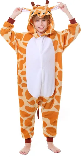 Vista 10 de CANASOUR – Pijama de poliéster para disfraz de Halloween para niños Ardilla Voladora Gris
