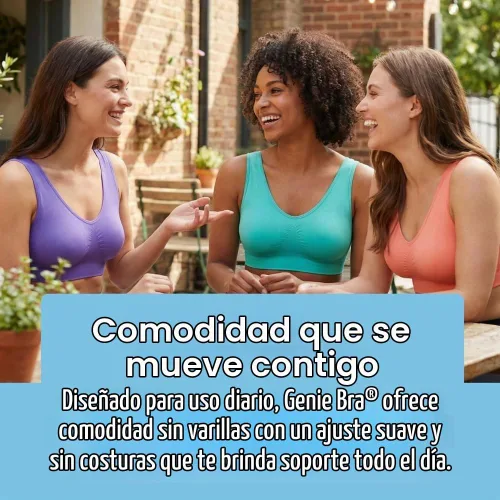 Vista 5 de Paquete de 3 brasieres para mujer, paquete de brasier sin varillas, color sólido, sin costuras Todo negro