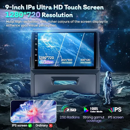 Vista 6 de 8Core 2+32G para Ford F150 Radio, actualización 2009-2014, 9 pulgadas, pantalla táctil IPS F-150, unidad principal estéreo con CarPlay Android Auto