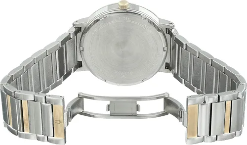 Vista 8 de Bulova Reloj de dos tonos de cuarzo con pantalla analógica 98D151 para hombre, Dos tonos, 98D