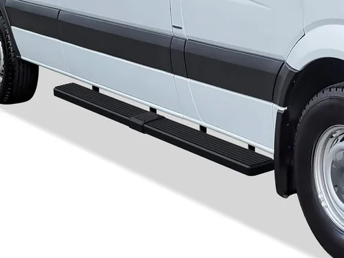 Vista 8 de APS Barra de escalón trasera de 5 pulgadas, color negro mate compatible con Dodge Sprinter 2007-2009 Van de tamaño completo y Mercedes-Benz Sprinter