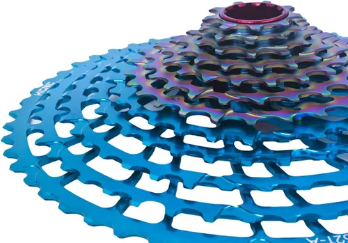 Vista 3 de KCNC Casete MTB de 12 velocidades 9-52T - Aluminio CNC ultraligero (azul)